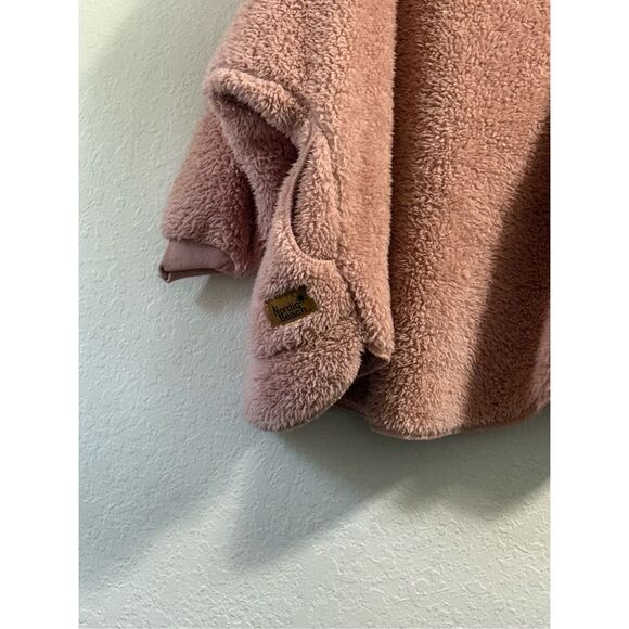 Nordic beach blush pink Sherpa teddy puppy jacket one size - Picture 3 of 3